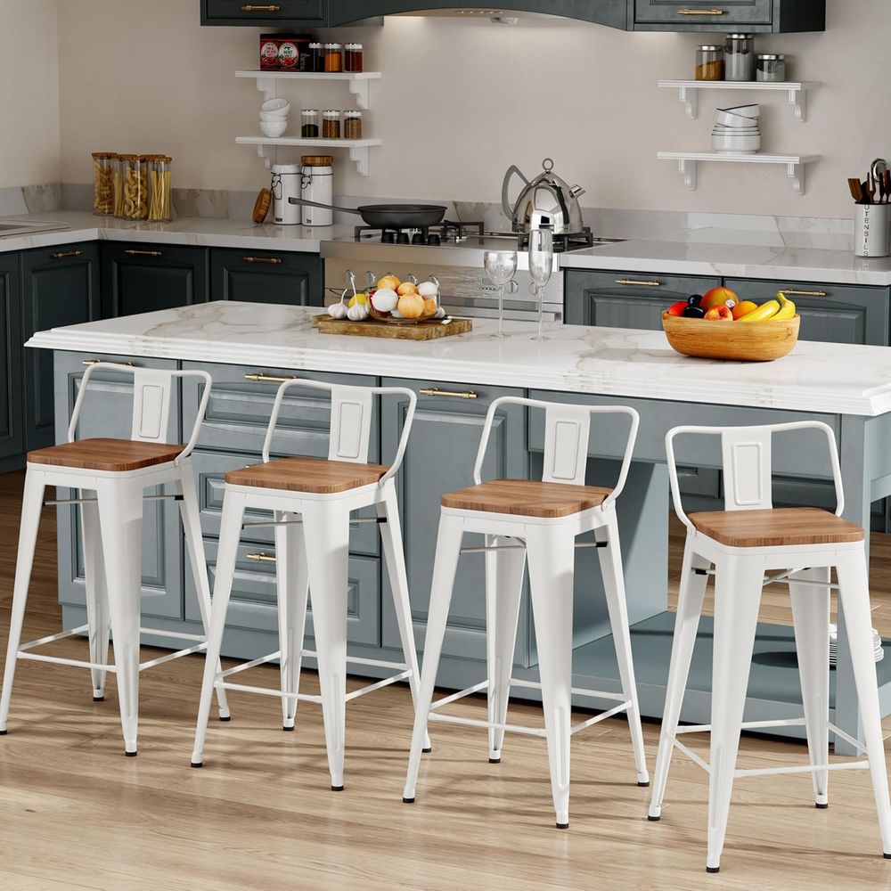 Home Bar Stools - Набор из 4-х барных стульев высотой
