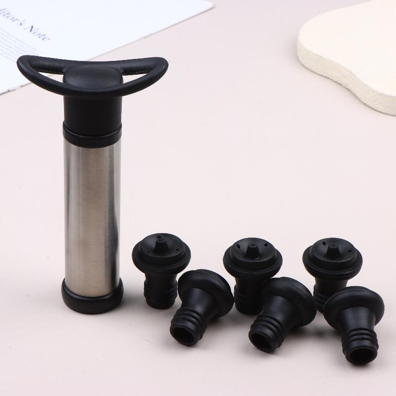 Wine Preservation Pump - 【Красивый дизайн】Вакуумный насос-присоска для вина, набор