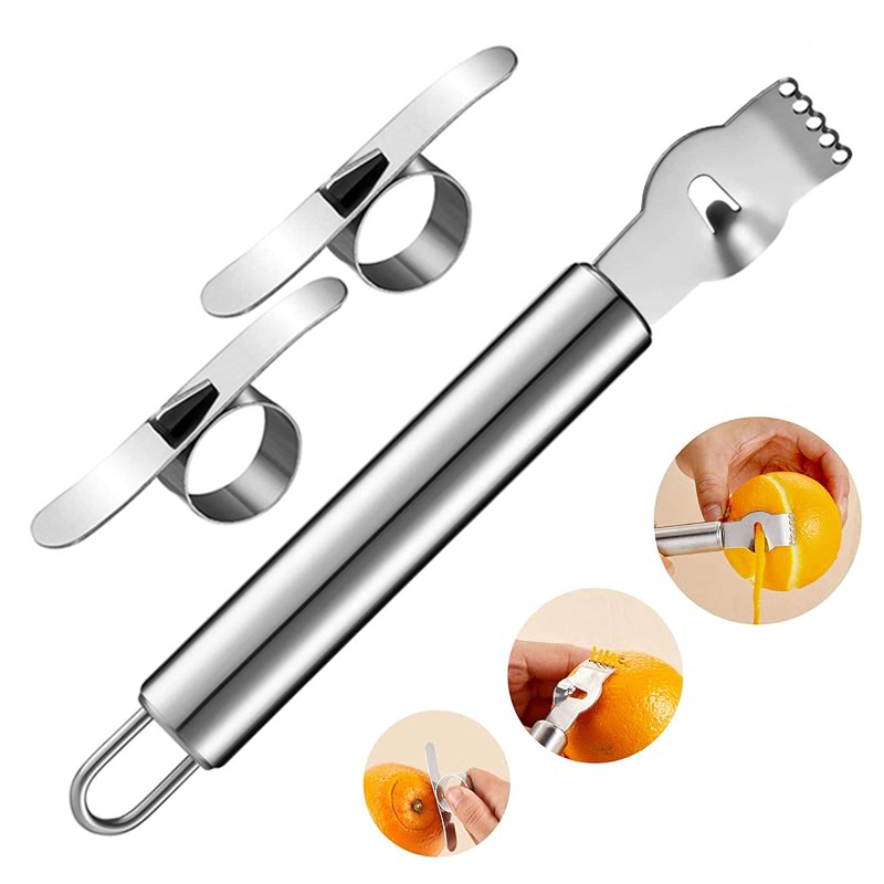 Peeler Channel Knife - 3 шт., терка для лимона, овощечистка