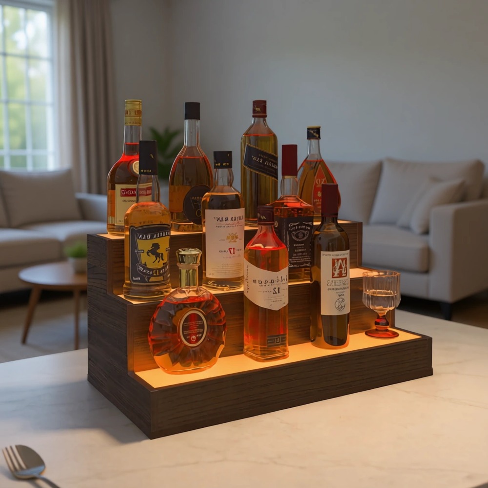 Home Bar Shelf - Домашний бар с LED-подсветкой для демонстрации