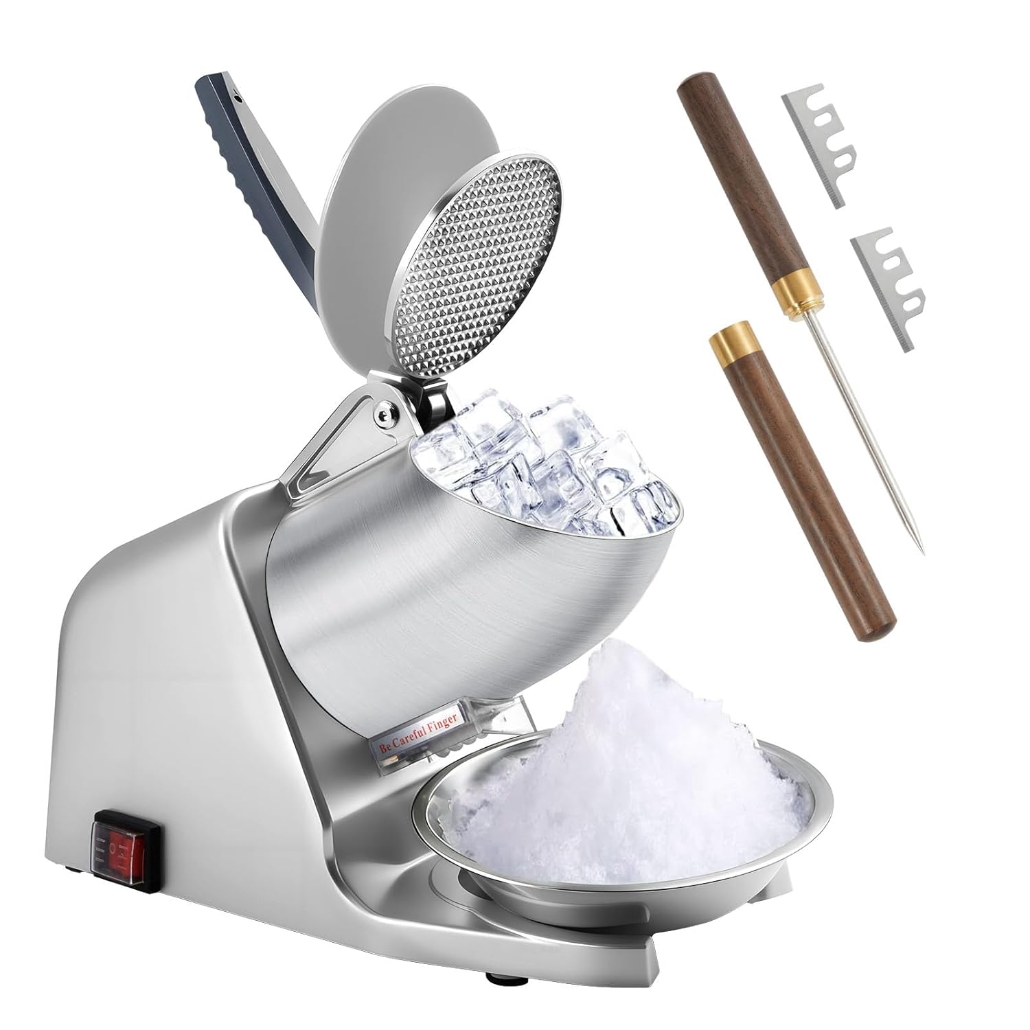 Ice Pick Pick - Электрическая льдокрошительная машина с двумя лезвиями,