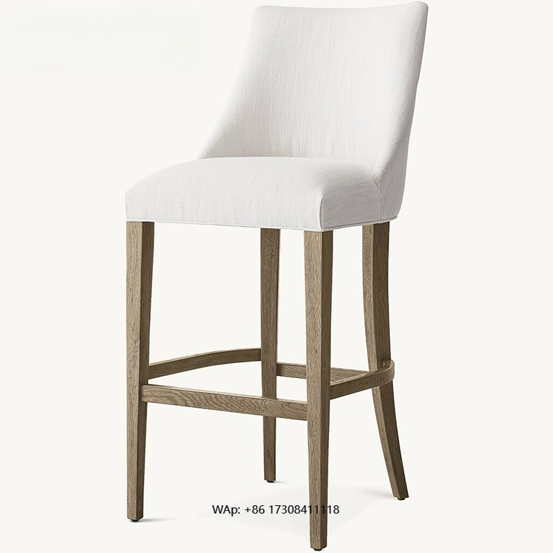 Home Bar Stools - Легкий роскошный барный стул из массива