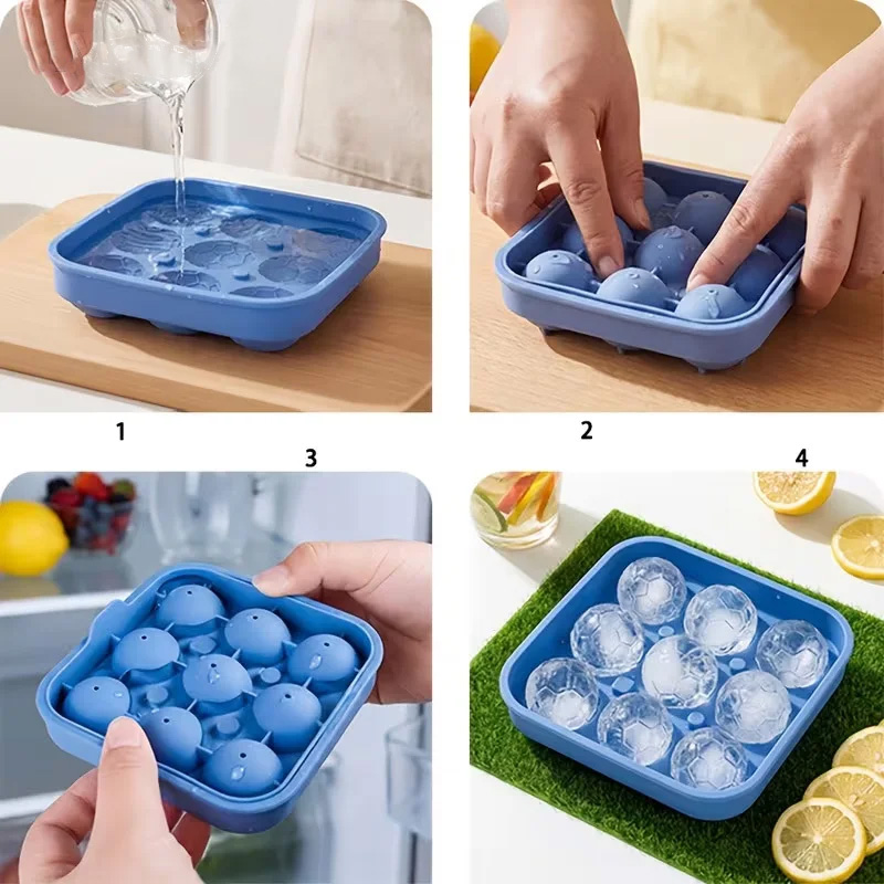 Силиконовая форма для футбольн – обзор и цена Ice Mold Sphere