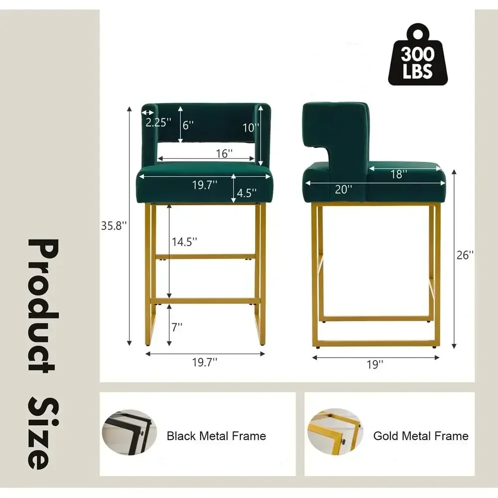 Набор из 2-х зеленых барных ст – обзор и цена Home Bar Stools