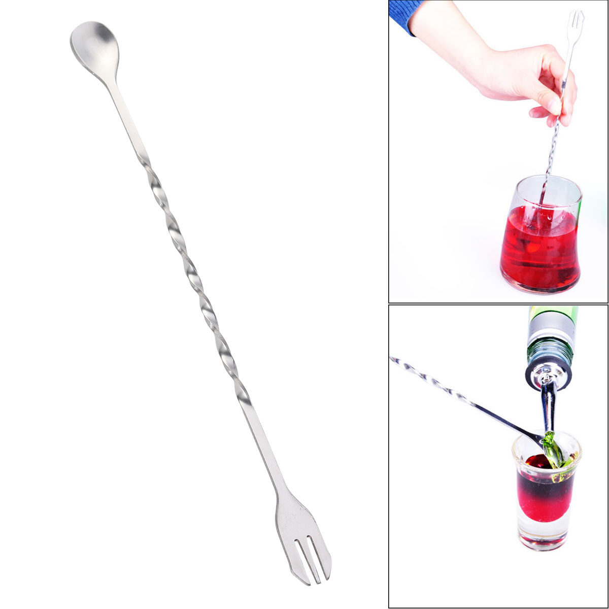 Вилка-лопатка для коктейлей из – обзор и цена Bar Spoon Twisted