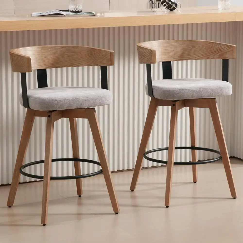 Комплект из 2 серых барных сту – обзор и цена Home Bar Stools