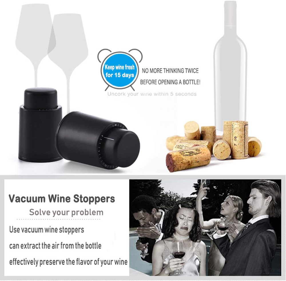 Вакуумная пробка для бутылки в – обзор и цена Wine Preservation Pump