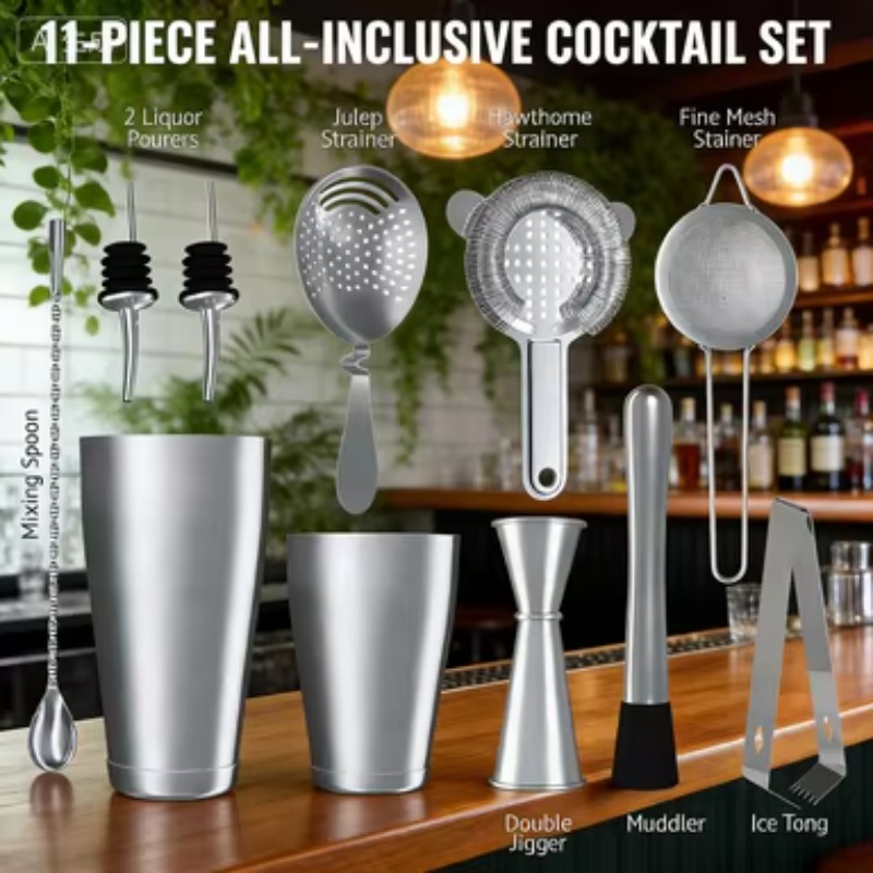 Набор барных инструментов stll – обзор и цена Boston Shaker Set