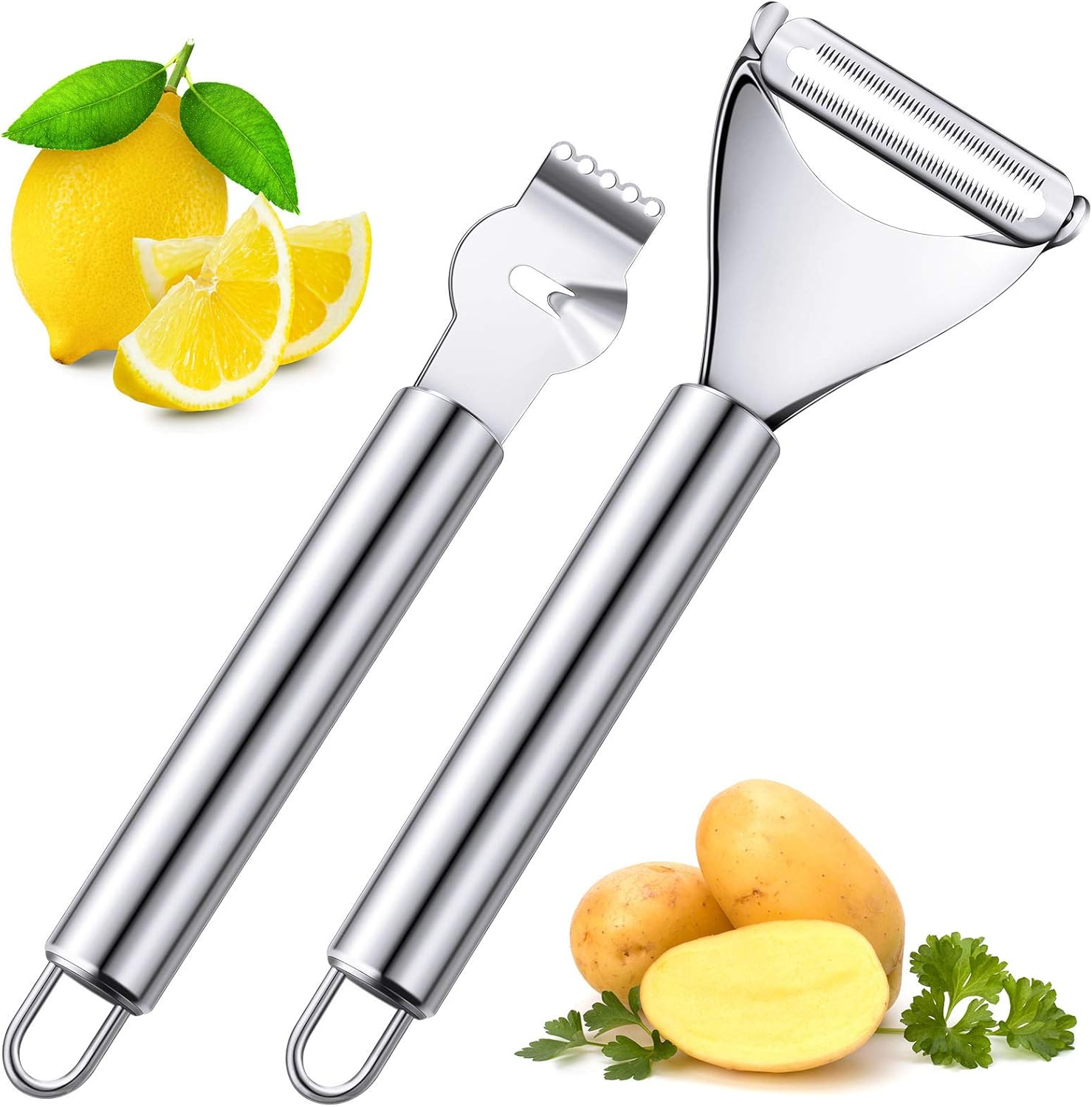 Набор из 2-х ножей-шинкователе – обзор и цена Peeler Channel Knife