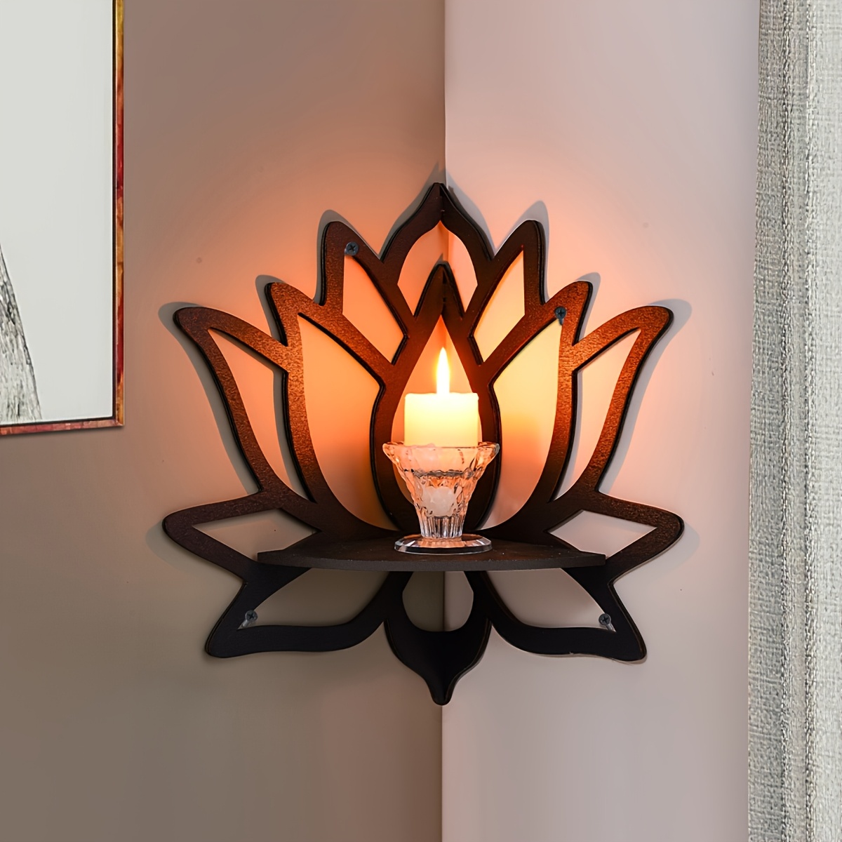 Угловая полка Lotus Corner, на – обзор и цена Home Bar Shelf