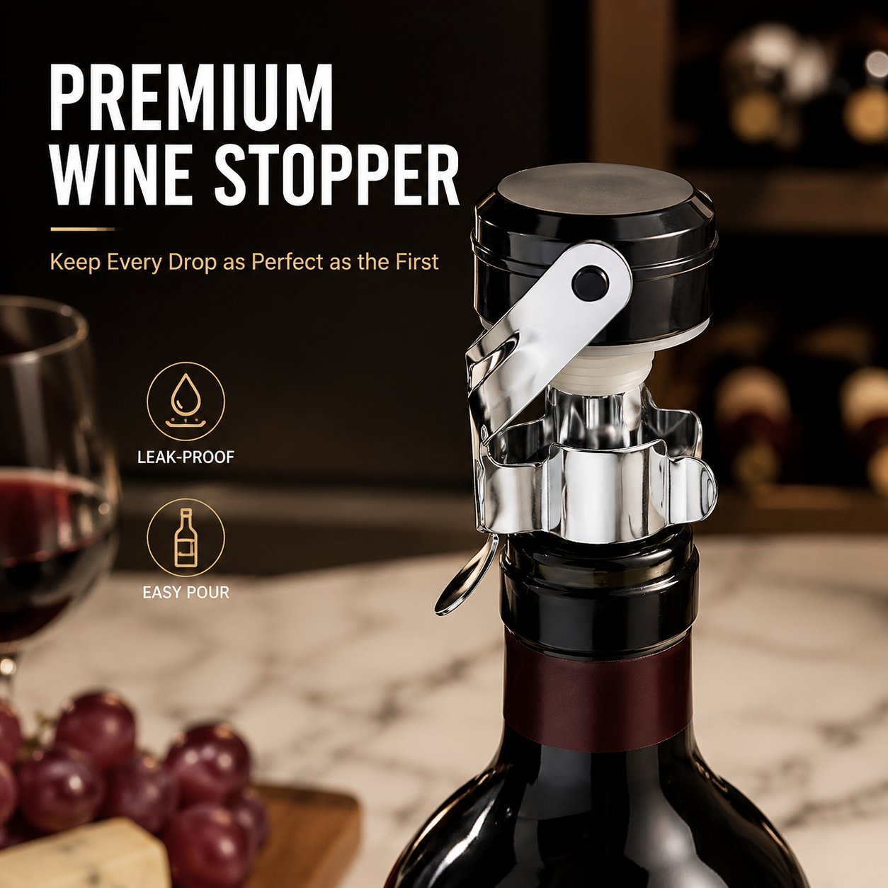 Cabilock, 3 шт., пробки-заглуш – обзор и цена Wine Preservation Pump