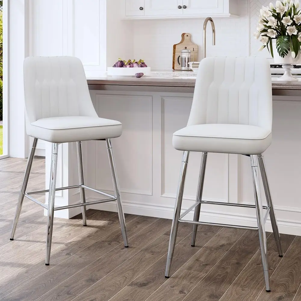 Комплект из 2 белых барных сту – обзор и цена Home Bar Stools